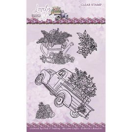 Clear Stamps - Berries Beauties - Lovely Lilacs - Pick-up Truck
