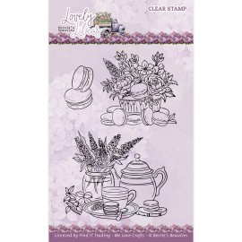 Clear Stamps - Berries Beauties - Lovely Lilacs - Macarons