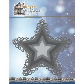 Dies - Berries Beauties - Falling for Christmas - Falling Star Frame