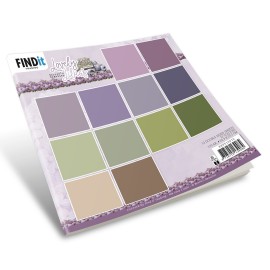 Paperpack - Berries Beauties - Lovely Lilacs - Solid Colours