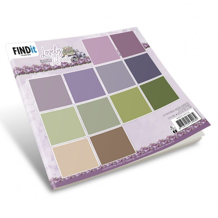 Paperpack - Berries Beauties - Lovely Lilacs - Solid Colours