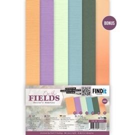 Linen Cardstock Pack - Berries Beauties - On the Fields - 4K