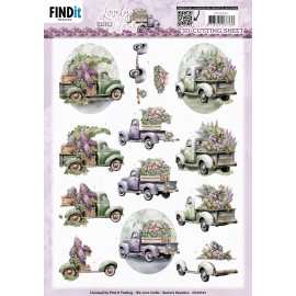 3D Cutting Sheets - Berries Beauties - Lovely Lilacs - Lovely Cars
