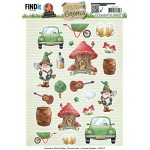 Cutting Sheets - Yvonne Creations - Great Gnomes - Small Elements