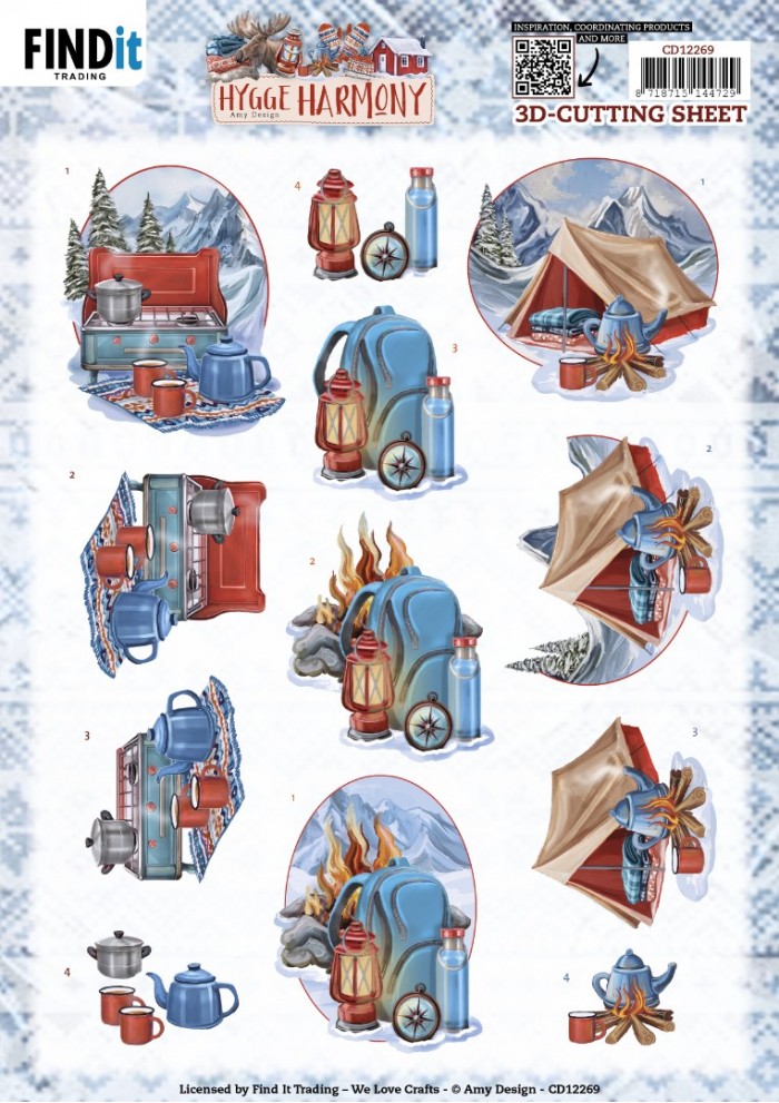 3D Cutting Sheets - Amy Design - Hygge Harmony - Outdoor Cooking