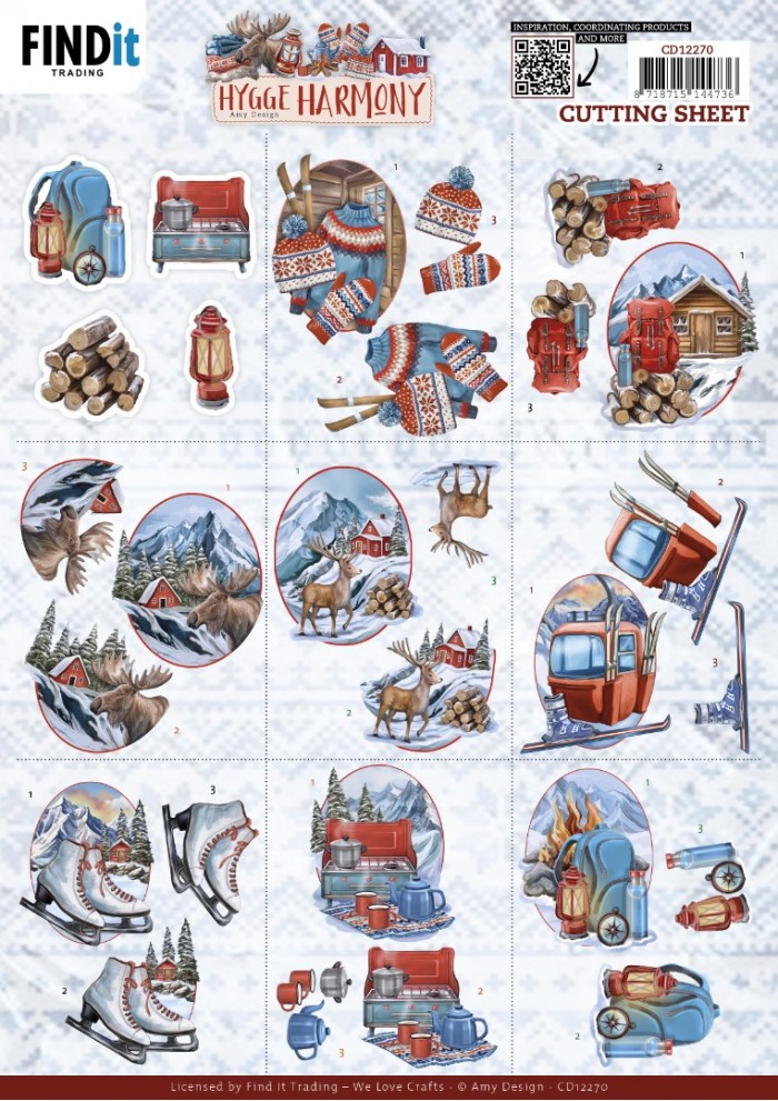 Cutting Sheets - Amy Design - Hygge Harmony - Mini