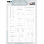 Card Deco  -  Sentiments - NL - algemeen - zilver