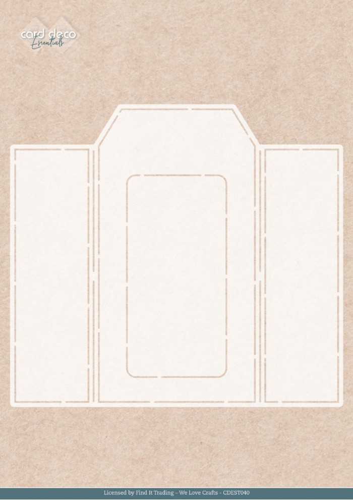 Stencil - Card Deco Essentials - Frosted Gold Label - A4