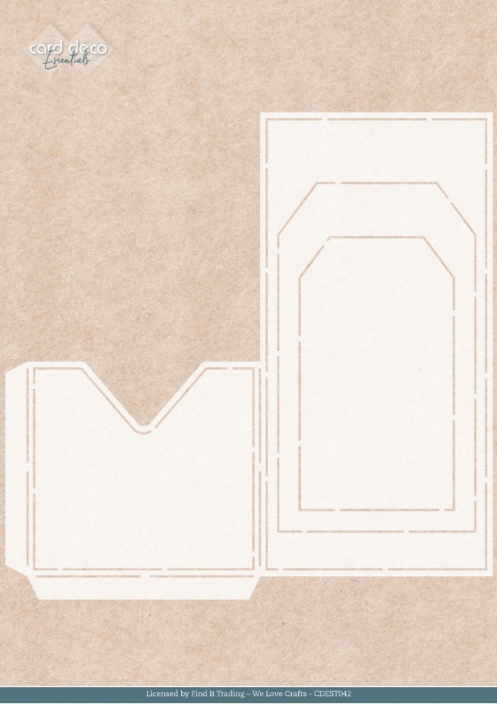 Stencil - Card Deco Essentials - Falling for Christmas - Pocket - A4