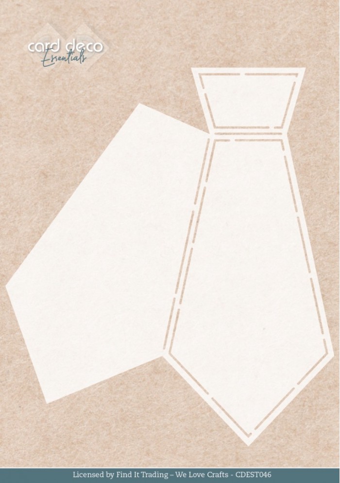 Stencil - Card Deco Essentials - We Are Men - Tie - A5