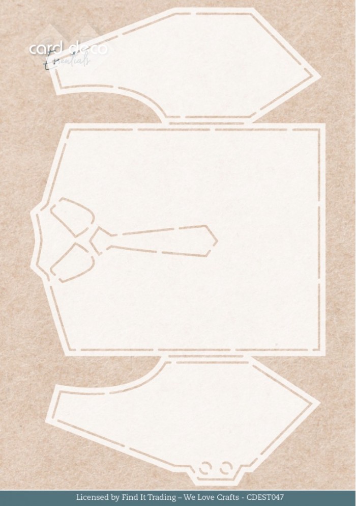 Stencil - Card Deco Essentials - We Are Men - Suit - A5