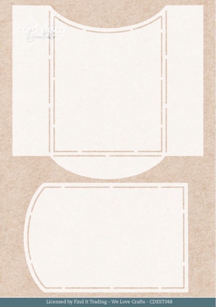 Stencil - Card Deco Essentials - Mystic Winter Pocket - A5