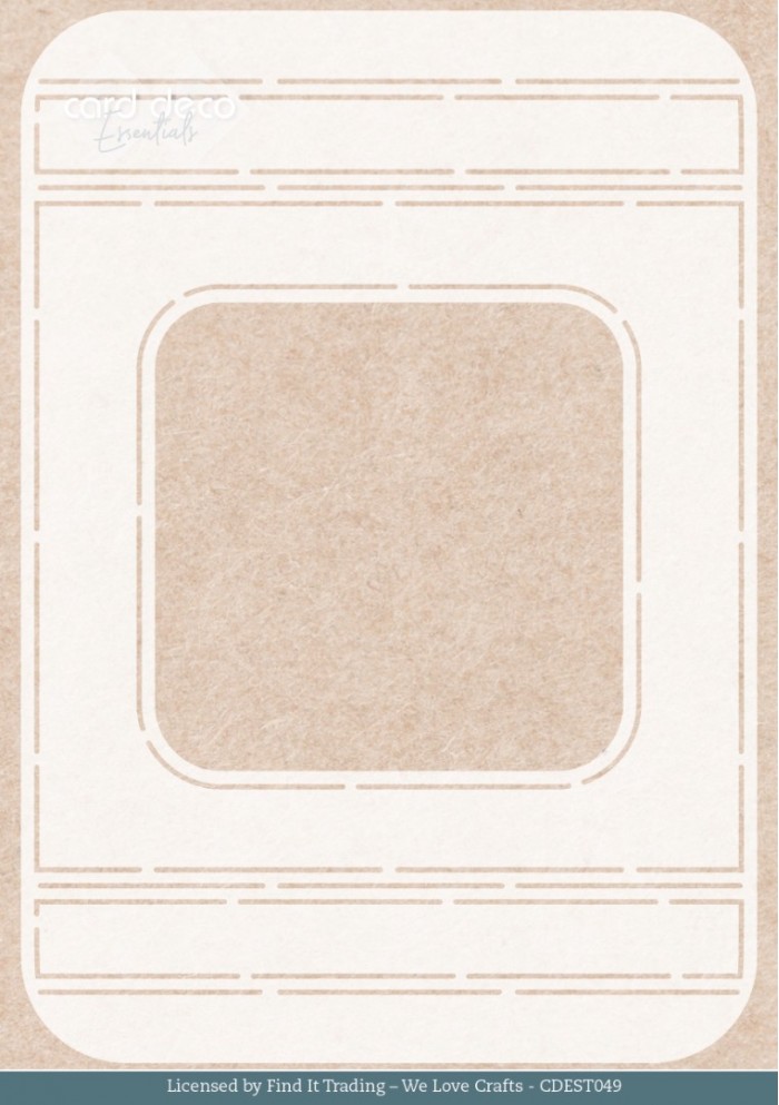 Stencil - Card Deco Essentials - Mystic Winter Window - A5