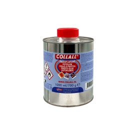 Photo glue Rubbercement tin + glue brush 1000 ml