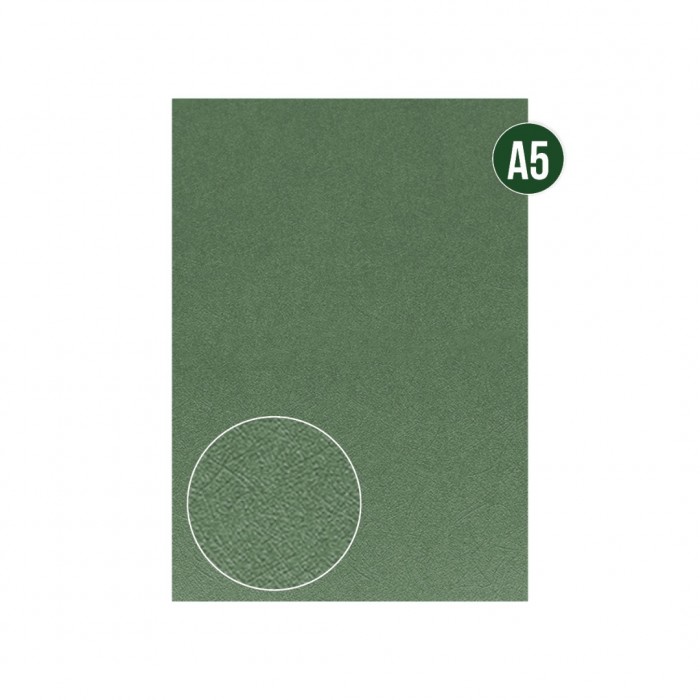 Cardstock - Fiber - Christmas green - A5