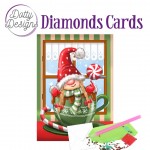 Dotty Designs Diamond Cards - Christmas Gnome 1