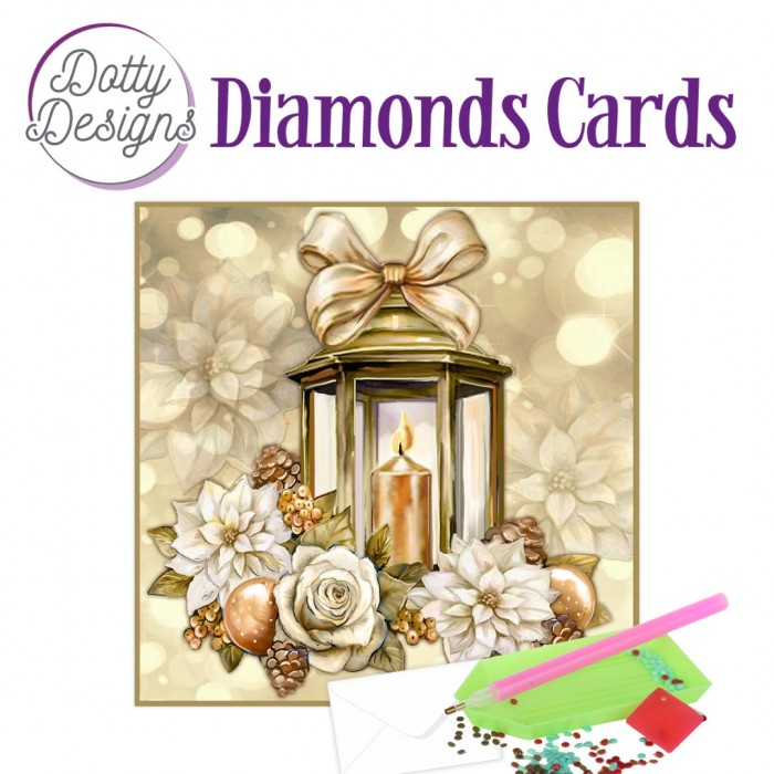 Dotty Designs Diamond Cards - Christmas Lantern