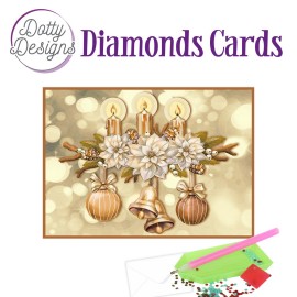 Dotty Designs Diamond Cards - Christmas Candles