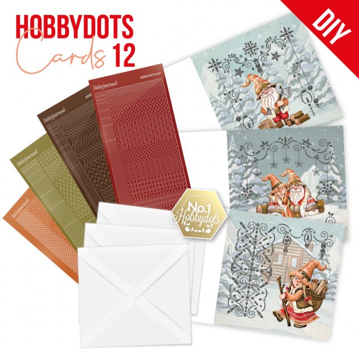 Hobbydots Cards 12 - Gnomes