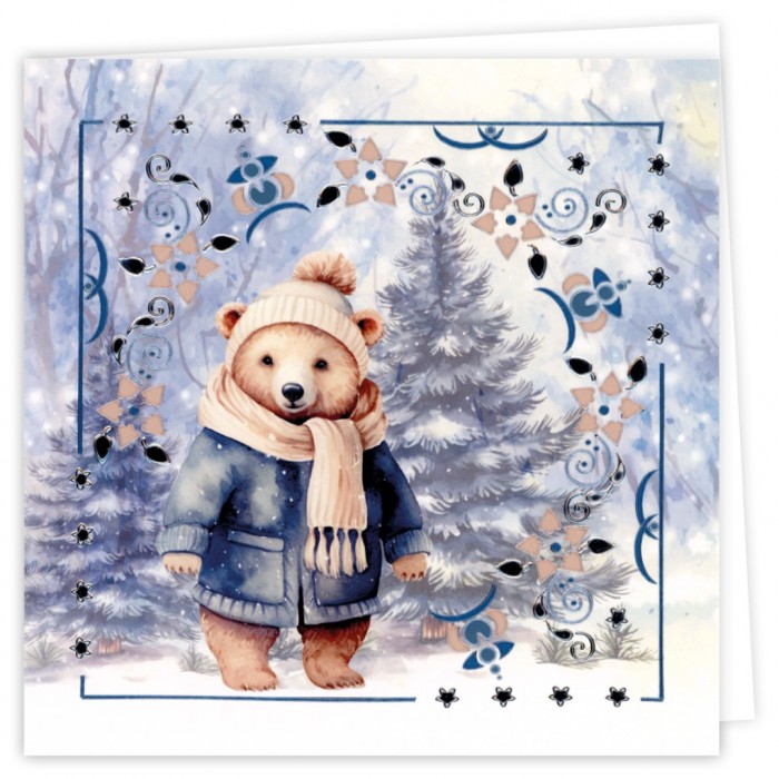 Dot and Do Cards 16 - Berries Beauties - Navy Winter