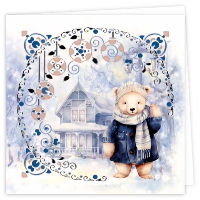 Dot and Do Cards 16 - Berries Beauties - Navy Winter