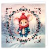 Dot and Do Cards 18 - Berries Beauties - Winter Mouse