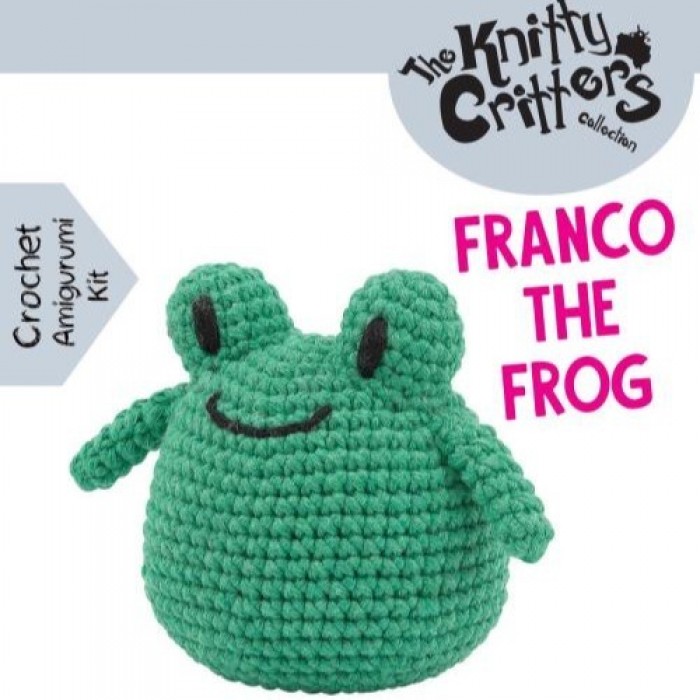Crochet Kit - Pouch Pals - Franco The Frog