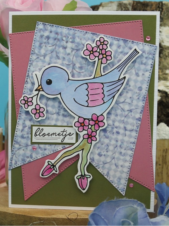 Clear Stamps - Berries Beauties - Happy Blue Birds - Bird