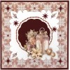 3D Push Out - Amy Design - Frosted Gold Christmas - Lantern