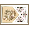 3D Cutting Sheets - Amy Design - Frosted Gold Christmas - Lantern