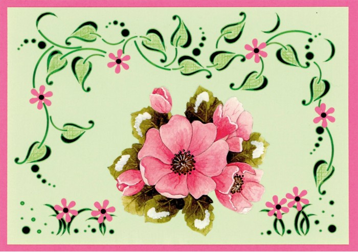 3D Push Out - Precious Marieke - Blossom Blush - Magenta