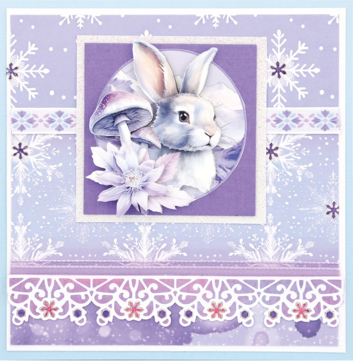 3D Push Out - Berries Beauties - Mystic Winter - Mystic Rabbits