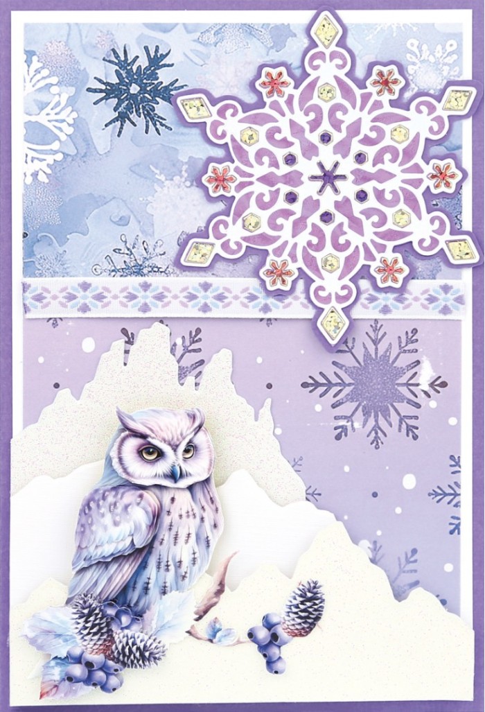 3D Push Out - Berries Beauties - Mystic Winter - Mystic Birds
