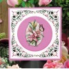 3D Cutting Sheets - Amy Design - Pink Florals - Lillies