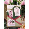 Dies - Amy Design - Pink Florals - Floral Border