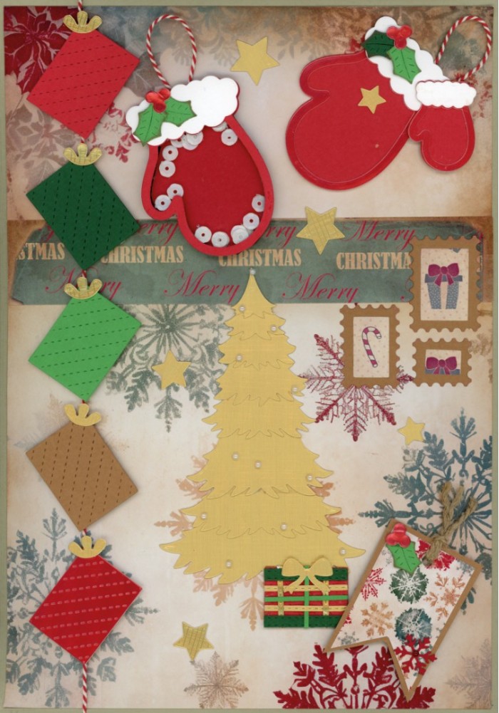 Dies - Berries Beauties -Nostalgic Noel - Nostalgic Glove