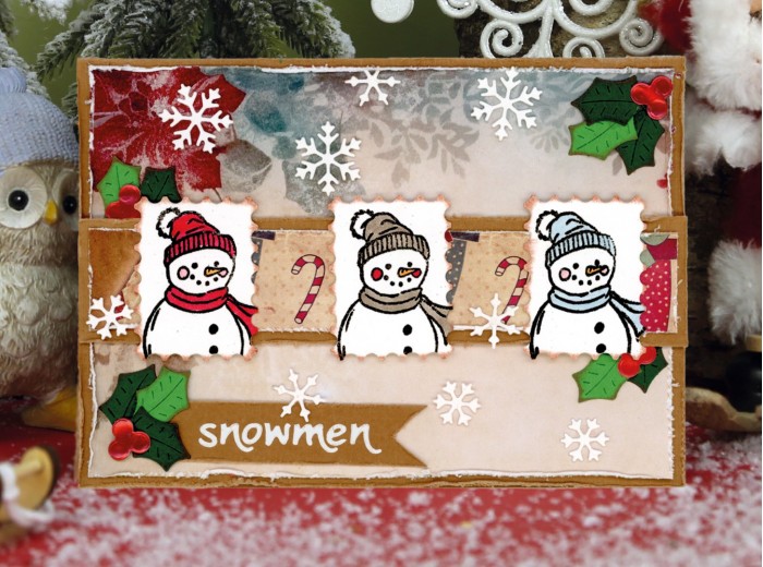 Dies - Berries Beauties -Nostalgic Noel - Nostalgic Postage Stamps