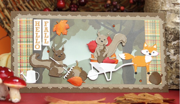 Designed by Anna - Mix and Match Cutting Dies - Scarlett Squirrel