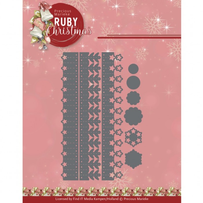 Dies - Precious Marieke - Ruby Christmas - Ruby Rosttes