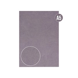 Cardstock - Pearlized - Linen - Purple - A5