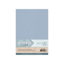 Linen Cardstock - A5 - Grijsblauw