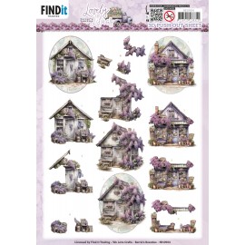 3D Push Out - Berries Beauties - Lovely Lilacs - Lovely Houses