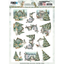 3D Push Out - Amy Design - Enchanting Christmas - Village