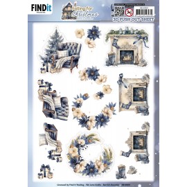 3D Push Out - Berries Beauties - Falling for Christmas - Coziness