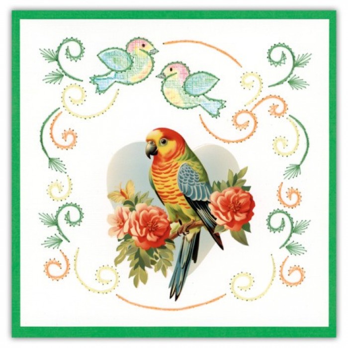 Stitch and Do 231 - Romantic Parakeet