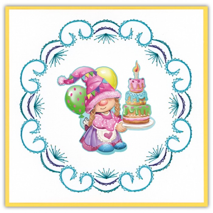 Stitch and Do 233 - Yvonne Creations - Gnome Cake