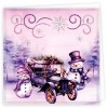 Stitch and Do Cards 5 - Berries Beauties - Purple Christmas