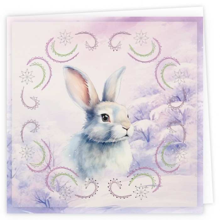 Stitch and Do Cards 9 - Berries Beauties - Rabbits