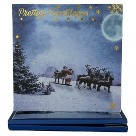 World of Craft - Set van 8 Kerstkaarten en Enveloppen met Nederlandse teksten Box 4