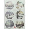 WOC Scenery parelmoer winter landscapes 2 - Round